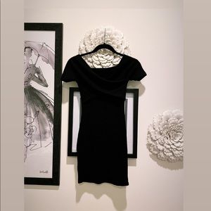 Black (stretchy) mini dress